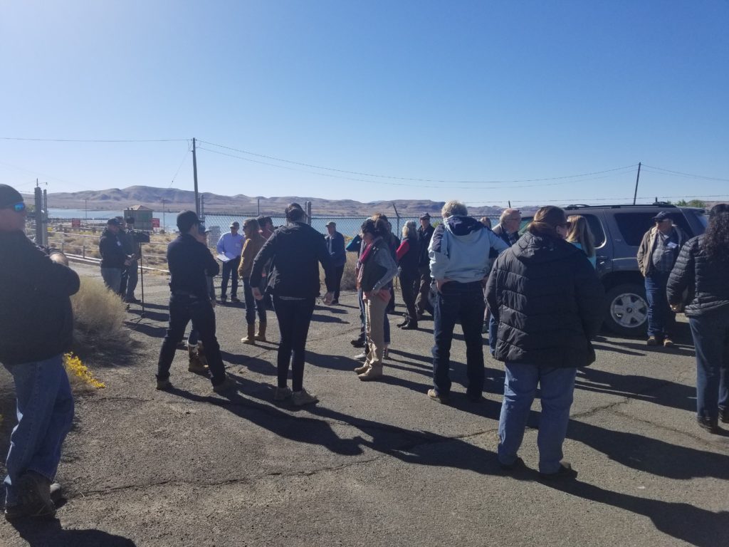 People gathered at Lahontan